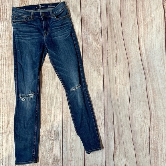 7 For All Mankind Ankle Gwenevere Skinny Jeans - Picture 8 of 8